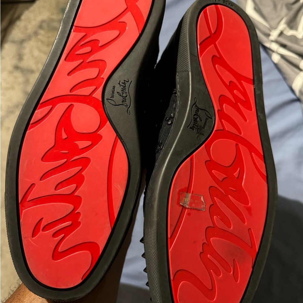 Black flat Christian Louboutin